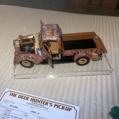 Danbury Mint Deer Hunter s Pickup 1941 Dodge Hayden Lambson- W/ Display Cube