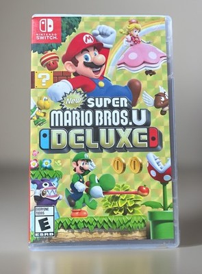 Nintendo New Super Mario Bros. U Deluxe Switch Game w/ Case - E Rated, NTSC-U/C
