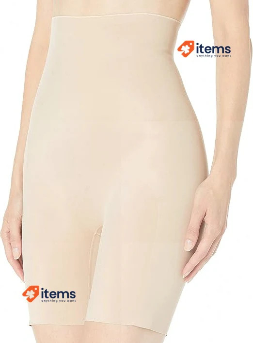 Spanx Short Faja De Cintura Alta Sin Costuras, Tramo 6" , Talla XL