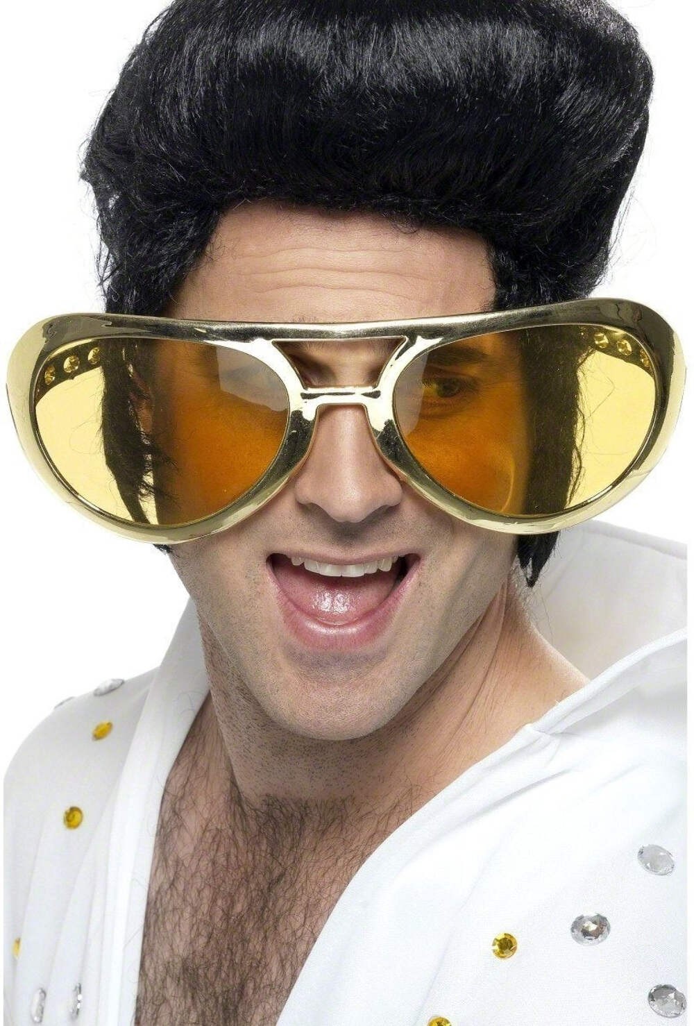 Gafas De Roca Gigantes 70s Jumbo Rockero Adultos Discos Accesorio De Disfraz