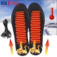 USB Electric Heated Shoe Insoles Sock Feet Heater Foot Pads Warmer Winter Insole