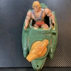 1980s Vintage Masters of the Universe M.O.T.U Wind Raider & He-Man Action Figure