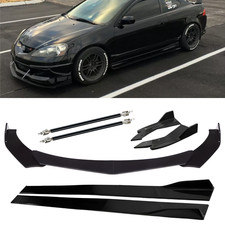 For Acura Rsx Dc5 02-06 Front Bumper Lip Spoiler Side Skirt Extensions Body Kit For Acura Rsx Dc5 02-06 Front Bumper Lip Spoiler Side Skirt Extensions Body Kit