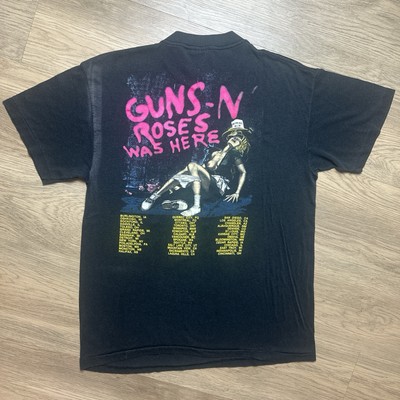 80s GUNS N’ ROSES Appetite Tour Tシャツ/当時物 Vtg Guns N Roses 1987 Appetite For Destruction Banned Graphic Tour