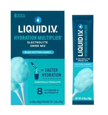 Cotton Candy Hydration Multiplier® Powdered Electrolyte Drink Mix, 6 Count Pac