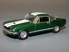 1966 '66 Ford Mustang Shelby GT350 Green White Trim RR 1/64 Diorama Replica VHTF