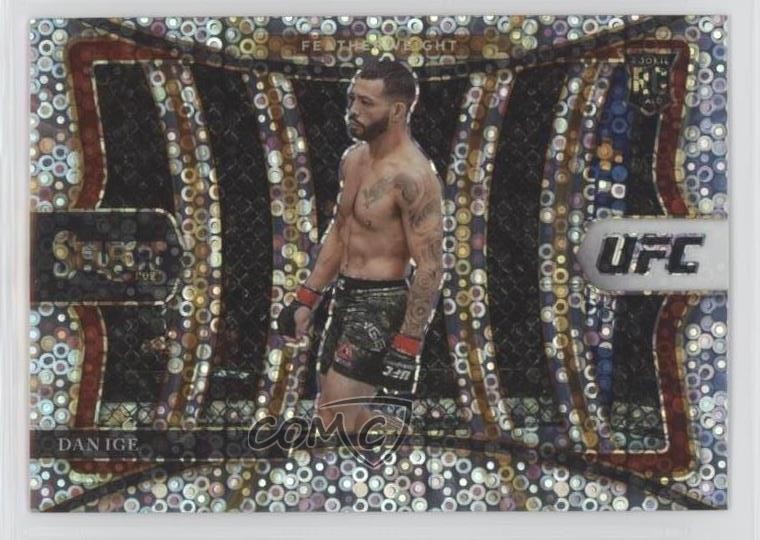 2021 Panini Select UFC Premier Level Disco Prizm Dan Ige #113 ux8