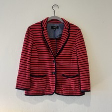 Vintage 90s Talbots Striped Blazer