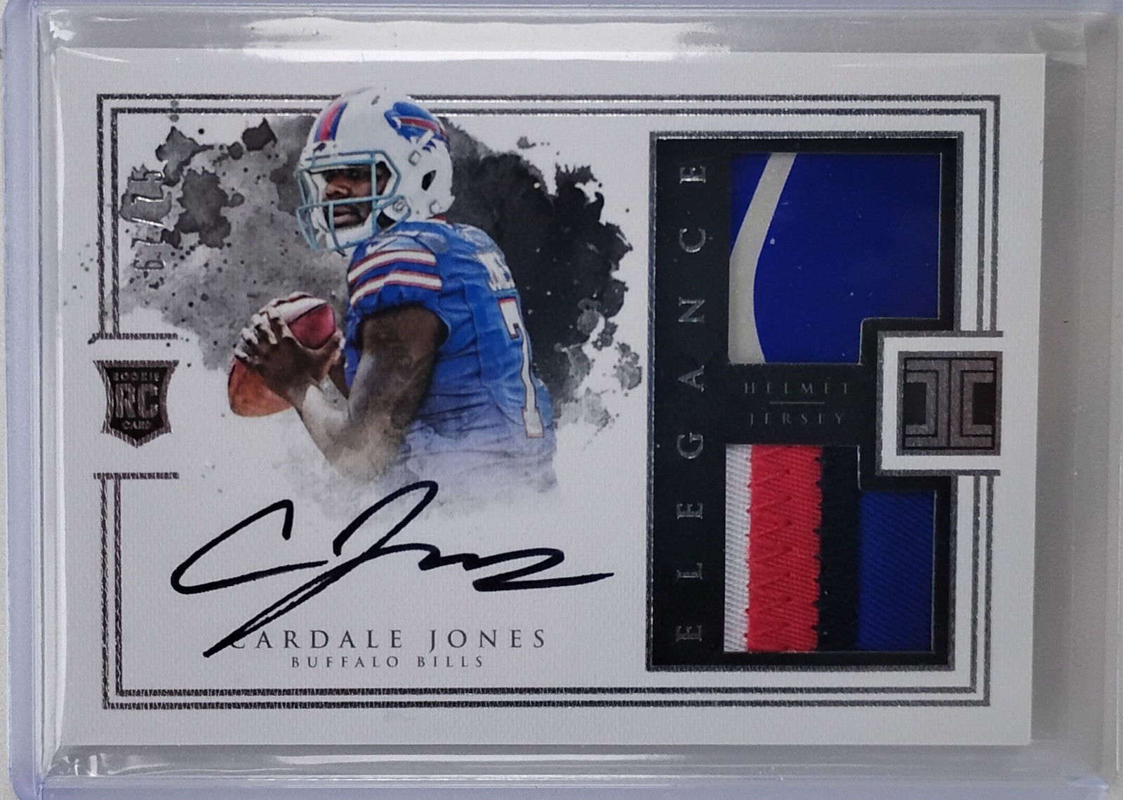 Cardale Jones Panini Impeccable #183 Patch Autograph