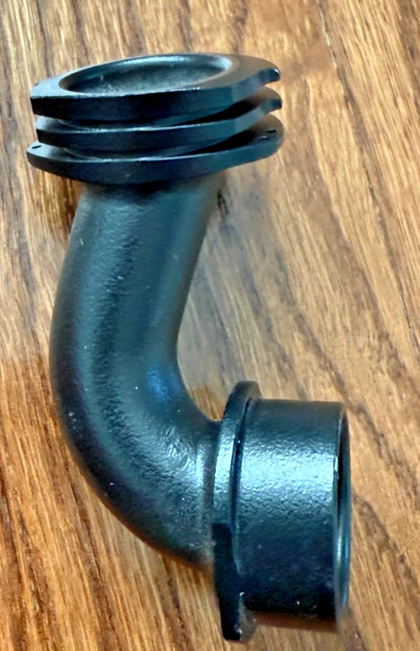 New Novarossi Black .21 41028 Cylindrical Manifold/Exhaust Header for .21 onroad - Image 2 of 4