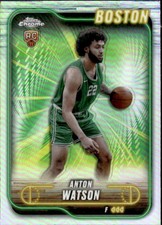 2024-25 Topps Chrome #107 Anton Watson Refractor