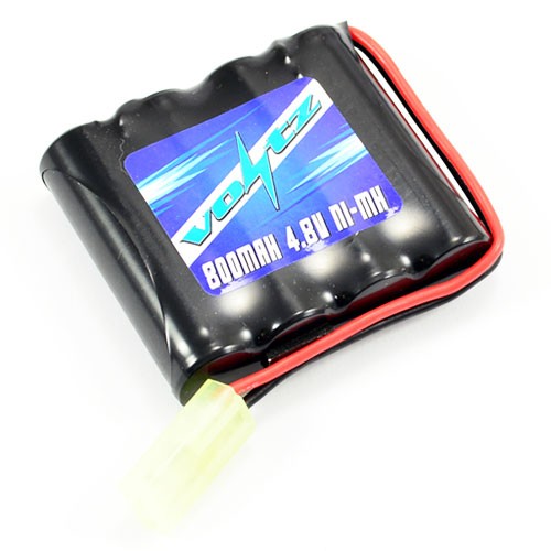 Voltz 800mAh 4.8V AA Battery Pack fits Hobby Engine Mining Truck, Wheel Loader
