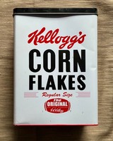 Kellogg’s Corn Flakes Cereal Storage Tin – Retro Kelloggs Kitchen Canister
