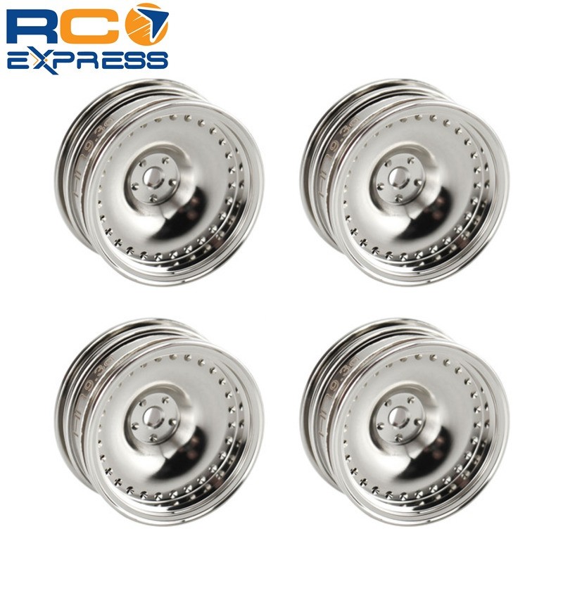 Hot Racing Axial SCX30 Chrome Brass Wheels CL 9.3g (4)  SXTY919H08