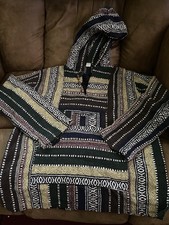 Baja Pullover Unisex Multicolored Baja Hoodie Size Unknown
