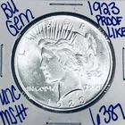 1923 BU UNCIRCULATED SILVER PEACE DOLLAR AUTHENTIC U.S. MINT FREE SHIPPING 6387