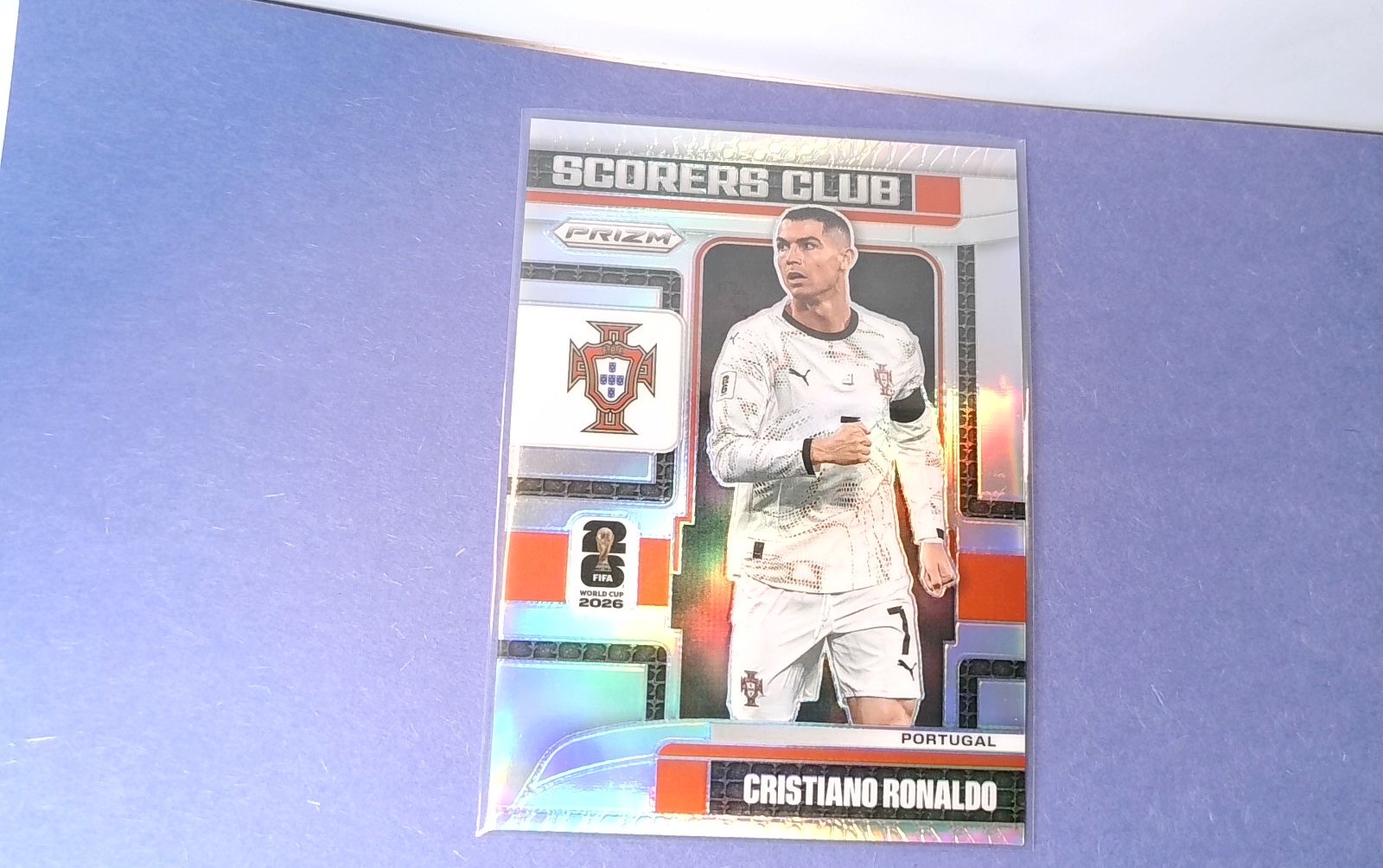 2026 Panini Prizm FIFA World Cup #21 Cristiano Ronaldo Scorers Club Silver