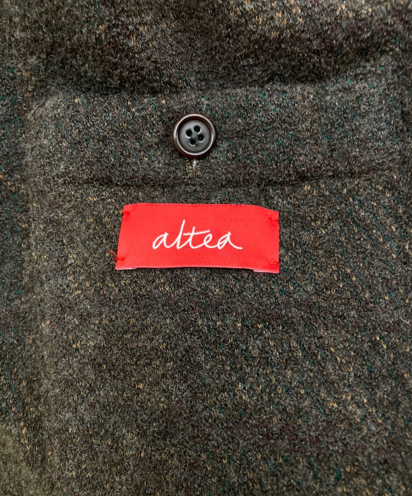 Altea Wool 2B tailored jacket Size: L Men Brown