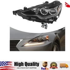 LH Headlight For 2014 2015 2016 Lexus IS250 IS350 Left Driver Side LED Headlamp