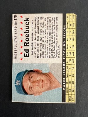 1961 Post Ed Roebuck #170  - 50% off 5 or more under $5