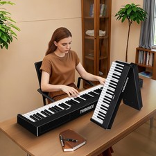 Portable Piano Keyboard 88 key: Upgraded Foldable Piano Keyboard 88 Key Full ...