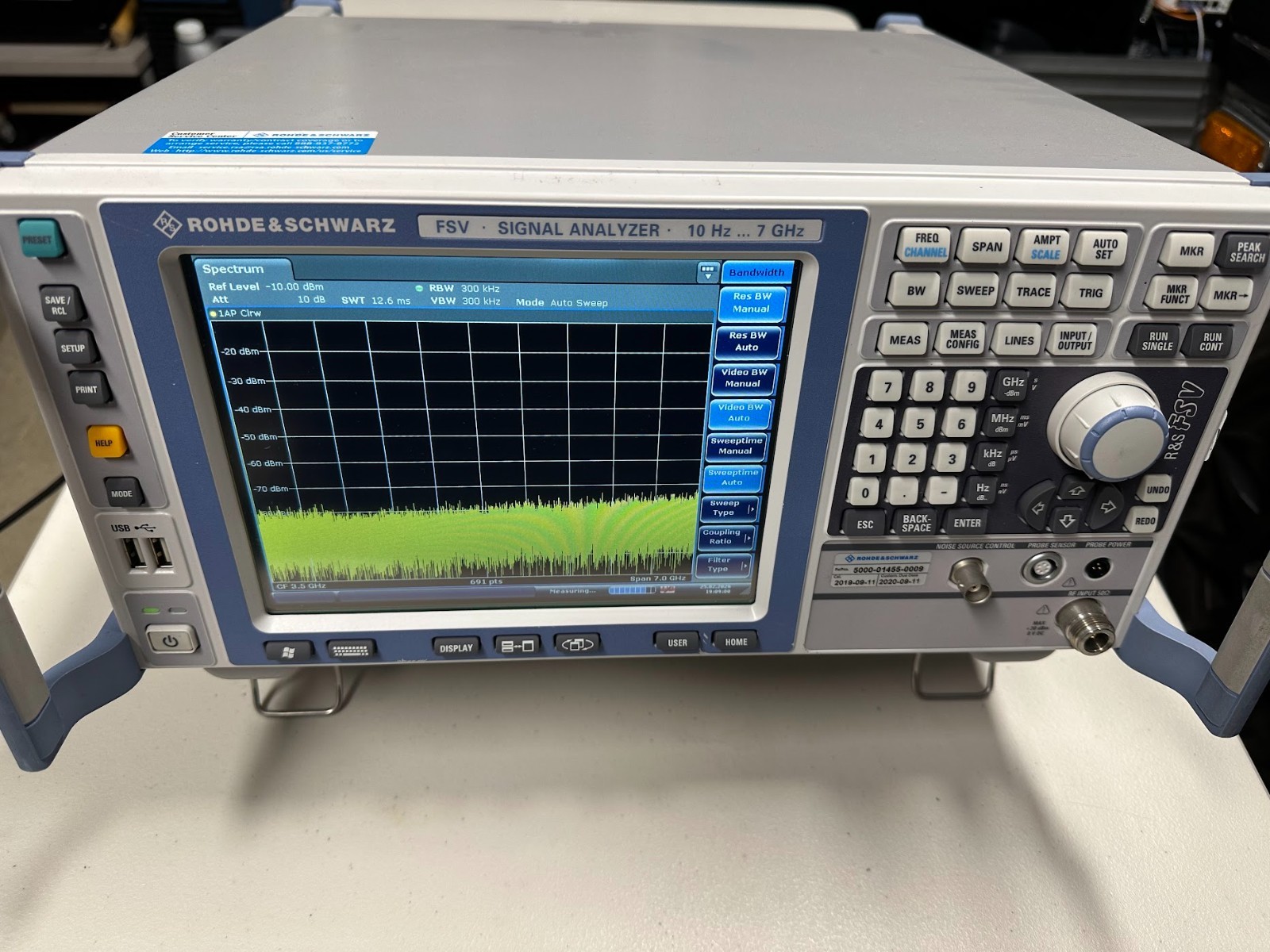 Rohde Schwarz FSV7 Spectrum Analyzer (7GHz) w/ LTE (B22, B29, LTE100, LTE101)