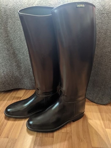 Women AIGLE Rubber Boots Black 38