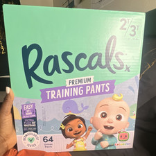 Rascals Cocomelon Training Pants 2T/3T Unisex Multicolor 64 Pack