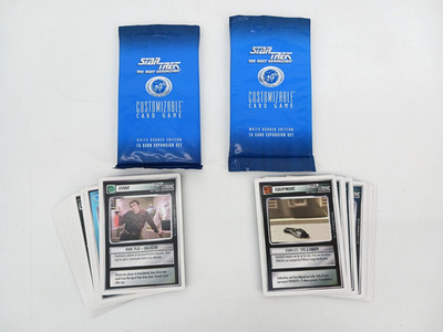 Star Trek Next Generation CCG Customizable Card Game 15 Card Pack x2 Open