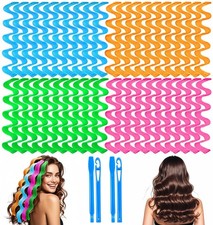 42 Pcs Heatless Hair Curlers Waves: No Heat Damage Wavy Hair Styling Kit, 45cm