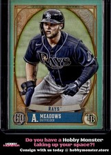 2021 Topps Gypsy Queen Austin Meadows Turquoise #/199 Tampa Bay Rays 001