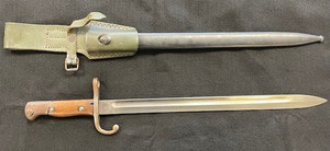 ANTIQUE M1909 First Pattern Bayonet Argentine Export