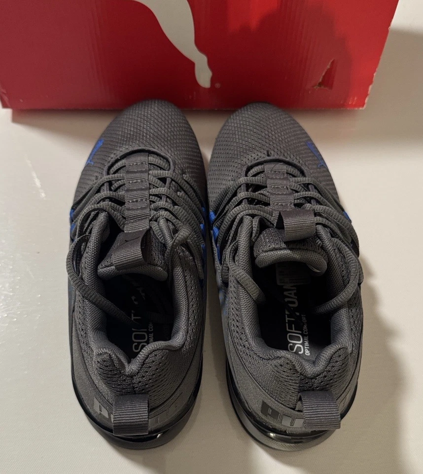 Zapatos deportivos Puma para niños 4,5 C gris Axelion Spirit Foto 3 de 4