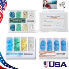 40Pcs Dental Composite Finishing Polishing Discs assorted kit 12/14mm Mandrel