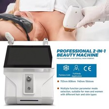 2-in-1 808nm Diode Laser Hair Removal Picosecond Tattoo Removal Machine Salon