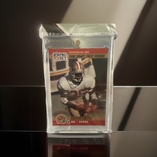 Vintage 1990 Pro Set - Draft Dexter Carter #693 (RC) 49’ers Rookie Card Box M1. rookie card picture