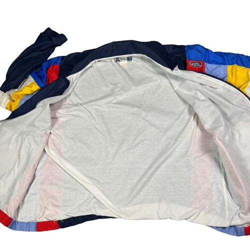 Vintage Sergio Tacchini Jacket Men's 46 (US) 56(IT) Track Windbreaker Zip 80s - Picture 9 of 10