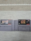 Nintendo F-Zero & WWF Super WrestleMania - SNES NTSC-U/C Racing Wrestling