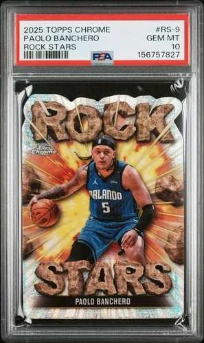 2025 Topps Chrome Paolo Banchero Base (PSA 10)