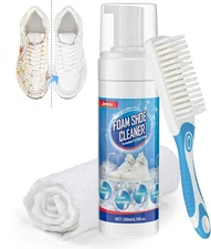 Shoe Cleaner, 6.76fl.oz Sneaker Cleaner Foam for Removing Stains and Dirt, Shoe 