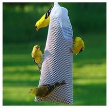 Audubon Finch 1 lb Mesh Thistle Sock Bird Feeder 2 ports Pack of 3 