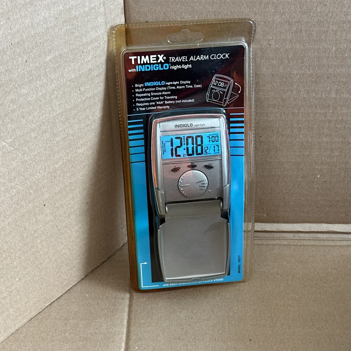 Mini Radio-réveil Vintage Années 80 - Noire - Fonctionne - Piles