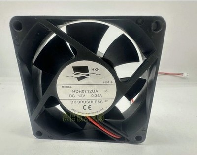 1 pcs HXH Fan HDH0712UA-A DC 12V 0.35A 7025 7CM cooling fan 2 WIRE *mn