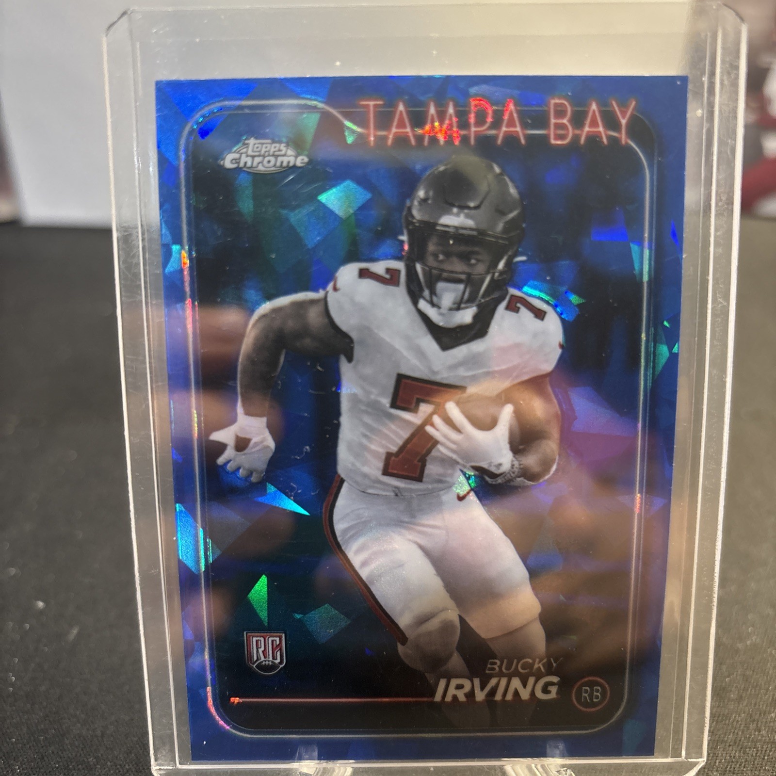 Bucky Irving 2024 Topps Chrome Sapphire Edition Football Refractor #226
