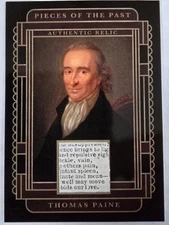 Pieces Of The Past Thomas Paine Authentic Relic #SR-TP