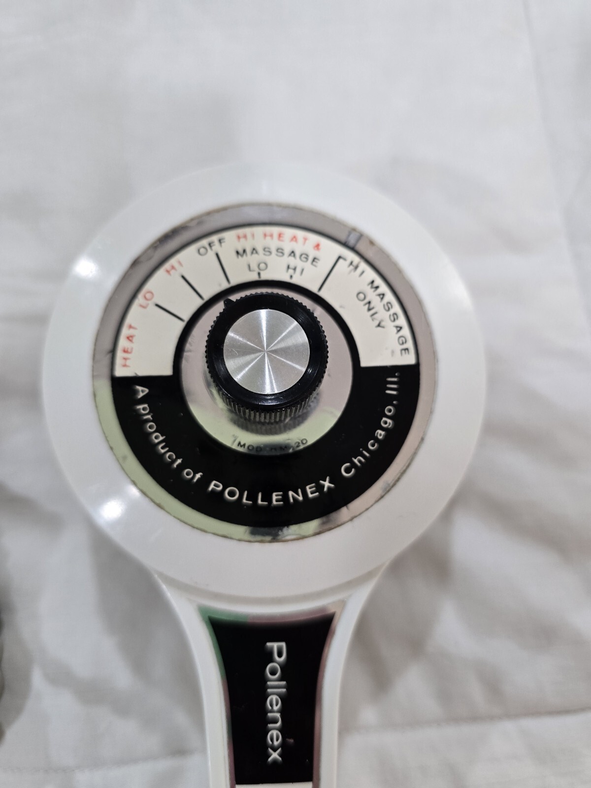 Pollenex VINTAGE POLLENEX DEEP HEAT Vibrating MASSAGER WORKS | eBay
