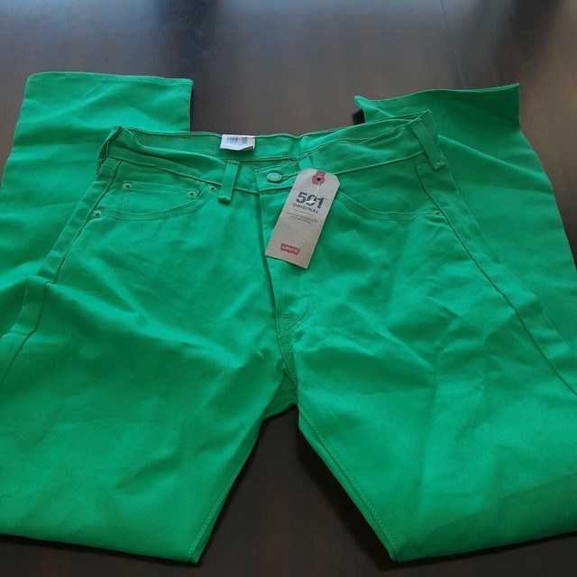 mens green levis