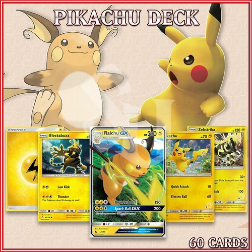 Pokemon TCG: PIKACHU 60 DECK | Battle Academy Raichu GX Electabuzz Electivire🔥