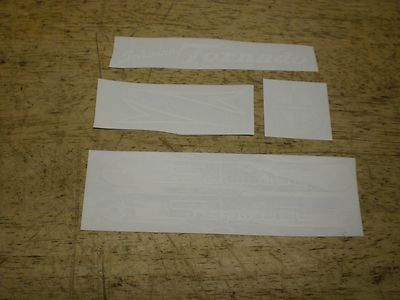 Schwinn Approved White 20'' Tornado Bicycle Peel & Apply Decal Set