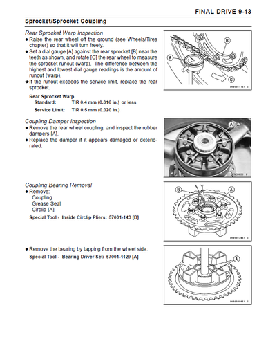 Kawasaki ZR-7S Service Repair Workshop Manual USB 2001 - 2005 - Picture 9 of 9